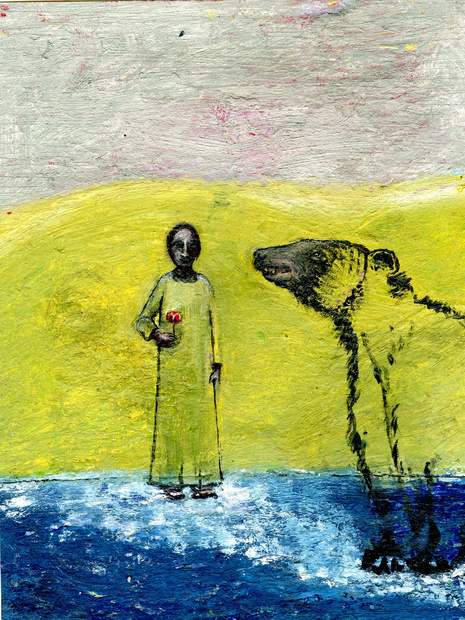 Douce rose et ours brun, 2005 - Gigi Sudbury