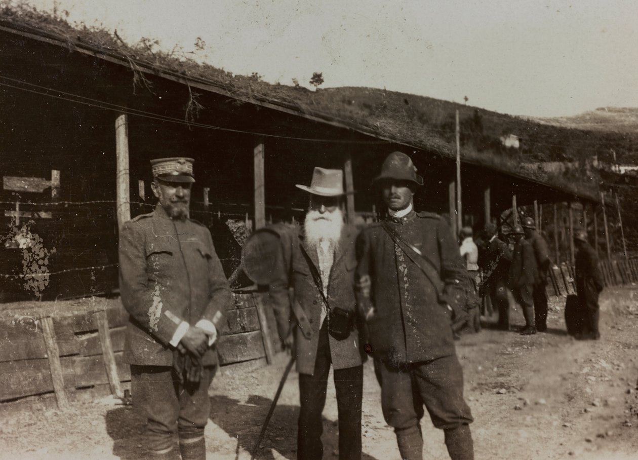 Album "Images de guerre II" : soldats italiens dans le Val Chiusone à Podsenica, 09/1917 - Gigliucci Gigliucci