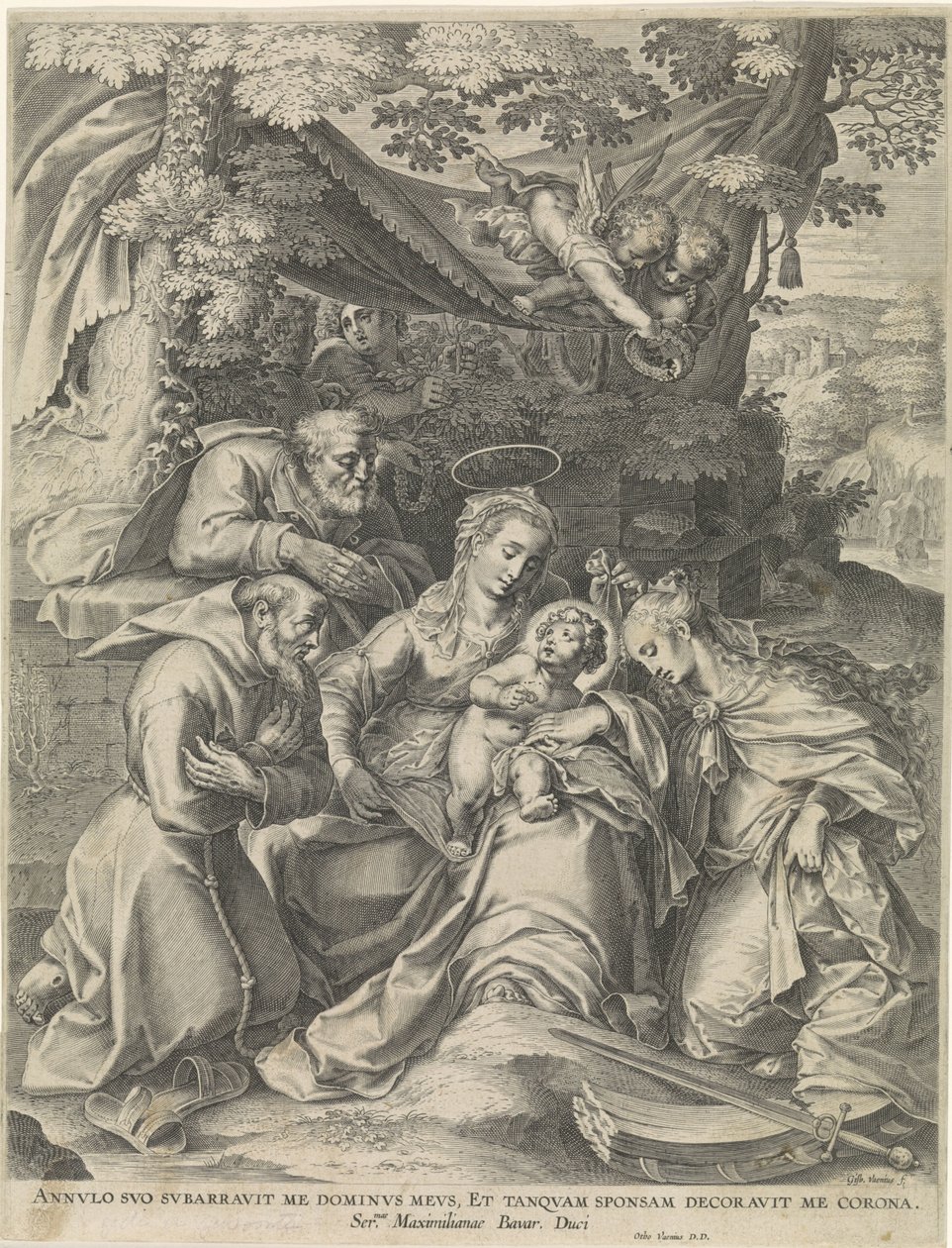 Mariage mystique de Sainte Catherine d
