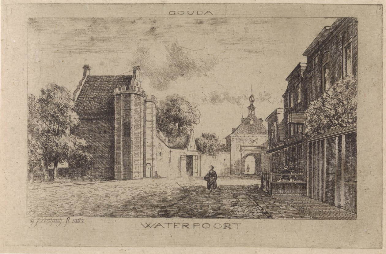 Vue de la Porte de l