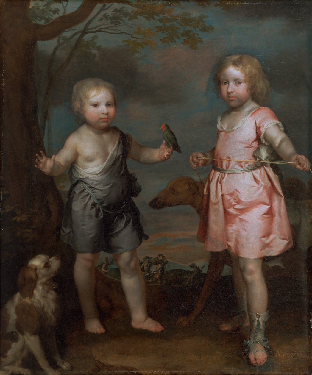 Lord John Hay et Charles, Maître de Yester (plus tard 3e Marquis de Tweeddale) - Gilbert Soest