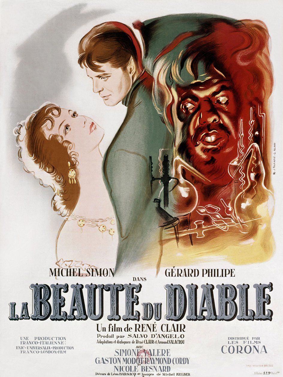 La beaute du diable 1950 (affiche) - Gilbert (active 1949 1968) Allard
