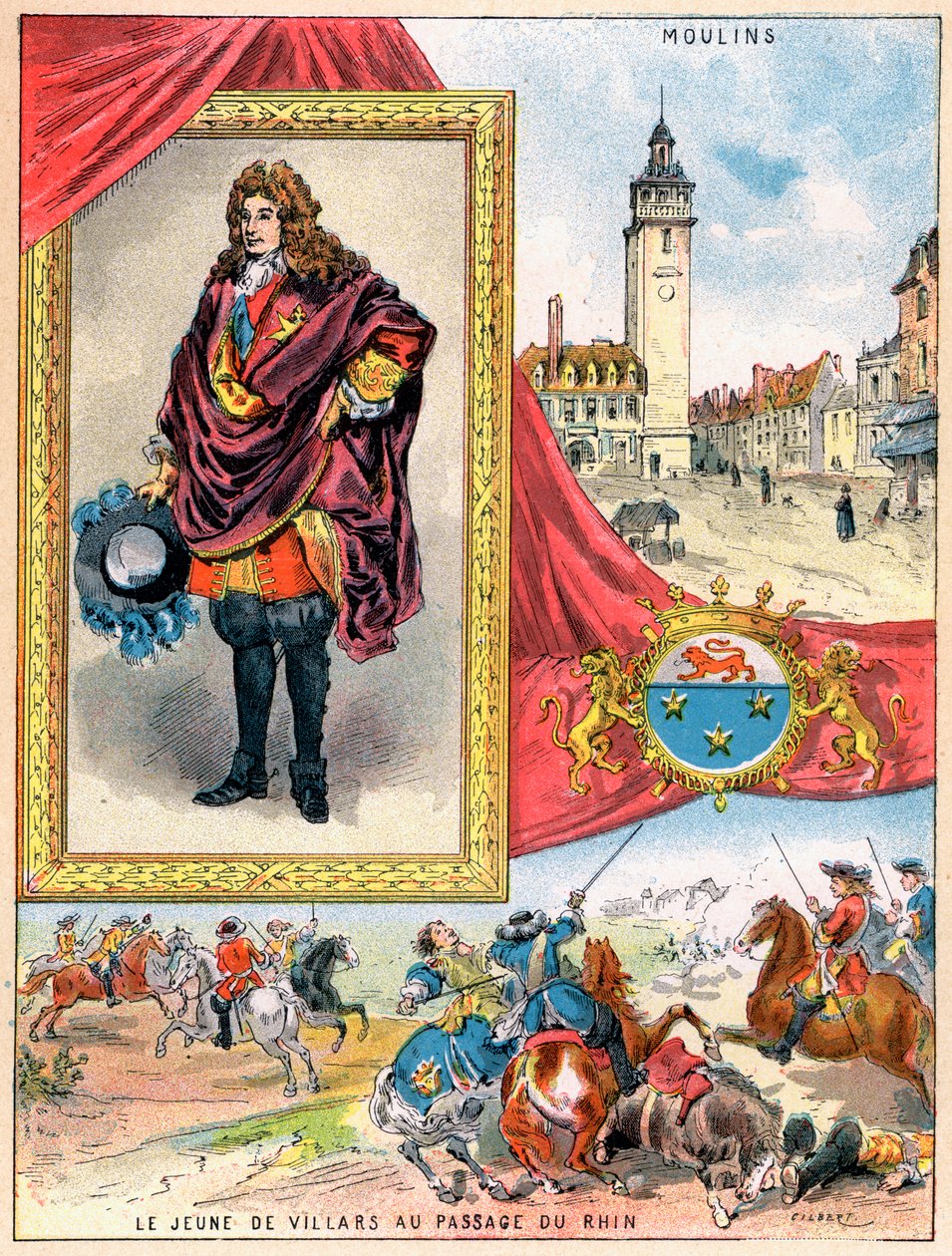 Claude Louis Hector de Villars, commandant militaire français, 1898 - Gilbert