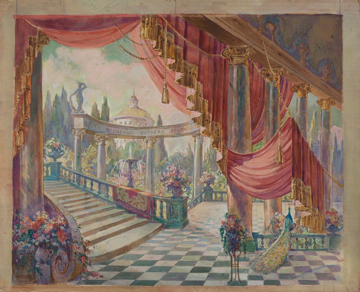 Décor de scène - Gilbert Sackerman