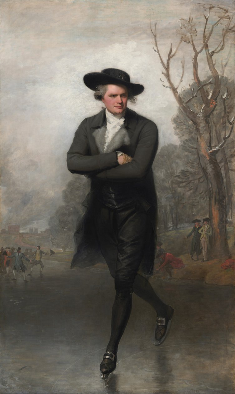 Le patineur (Portrait de William Grant) - Gilbert Stuart