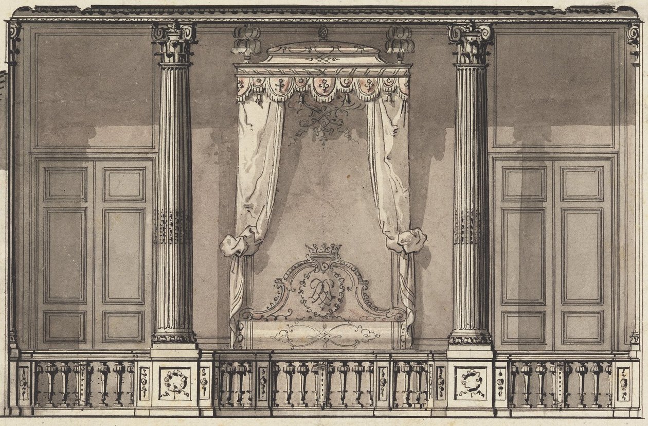 Alcôve de lit pour le Duc d