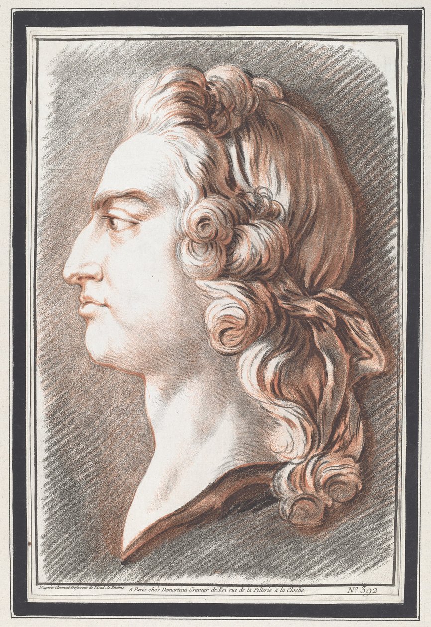 Louis XV - Gilles Demarteau, the Elder, after Jean François Clermont