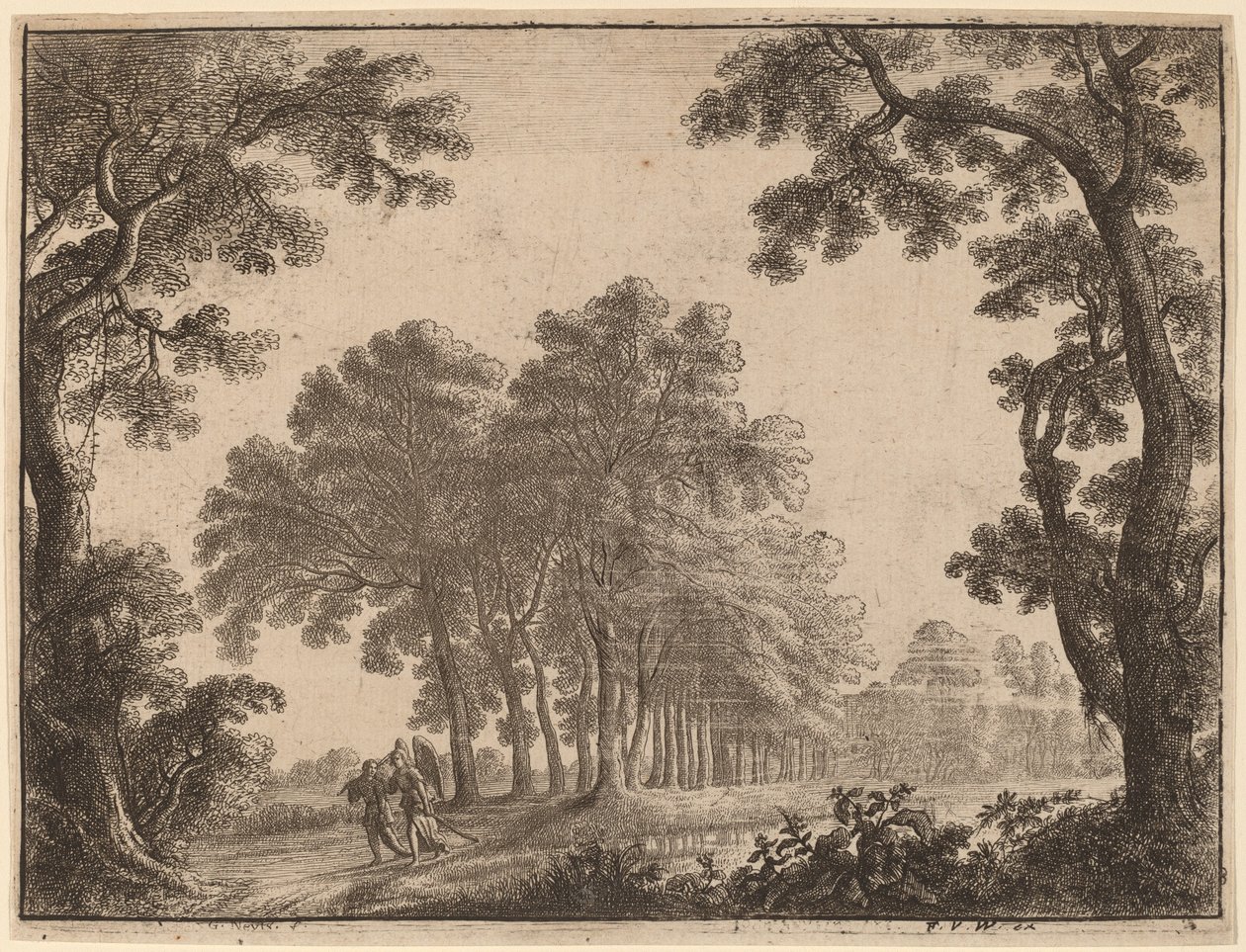 Paysage avec Tobie et l
