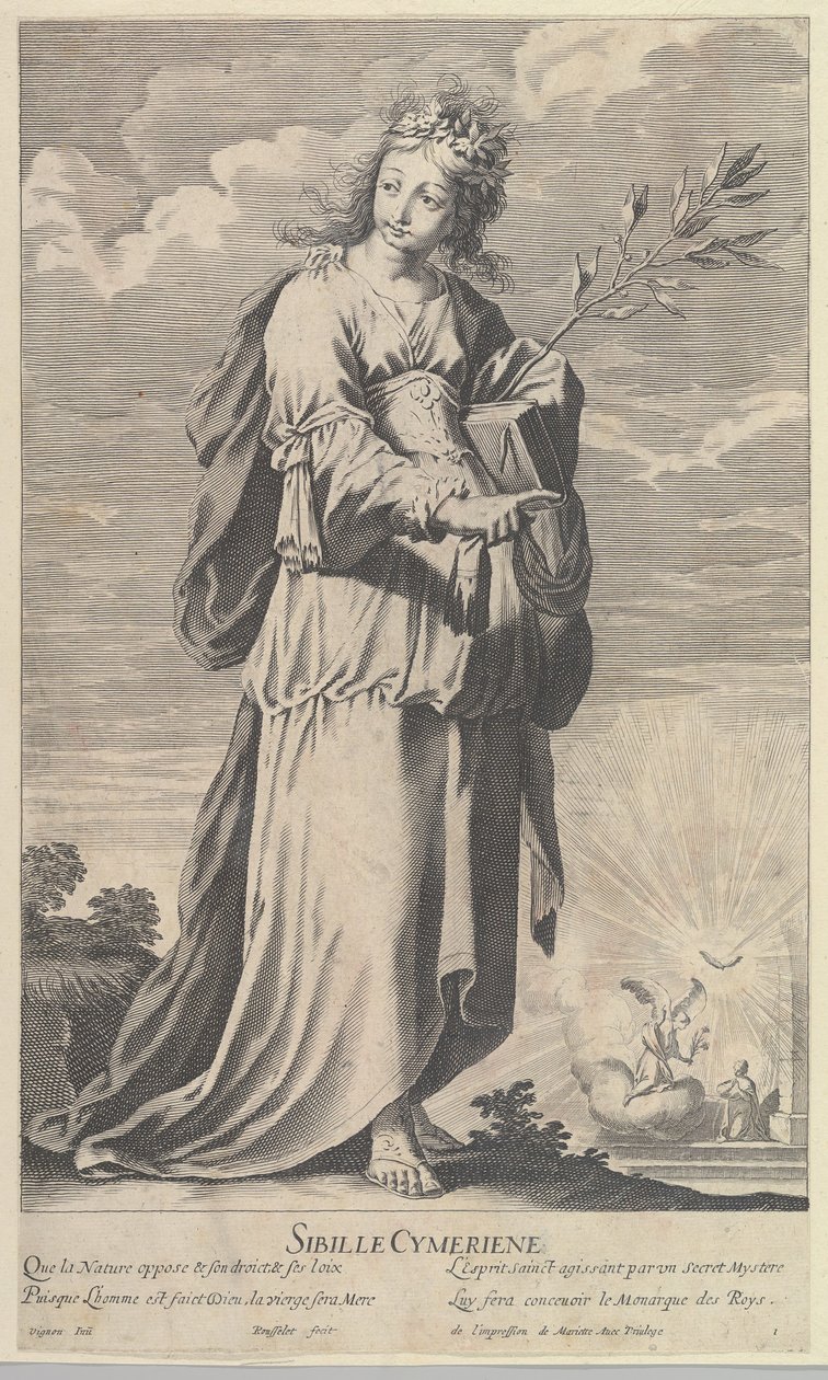 Sibylle Cimmérienne - Gilles Rousselet and Abraham Bosse