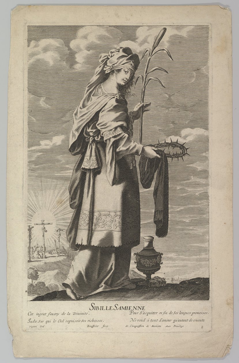 Sibylle Samienne, vers 1635 - Gilles Rousselet and Abraham Bosse