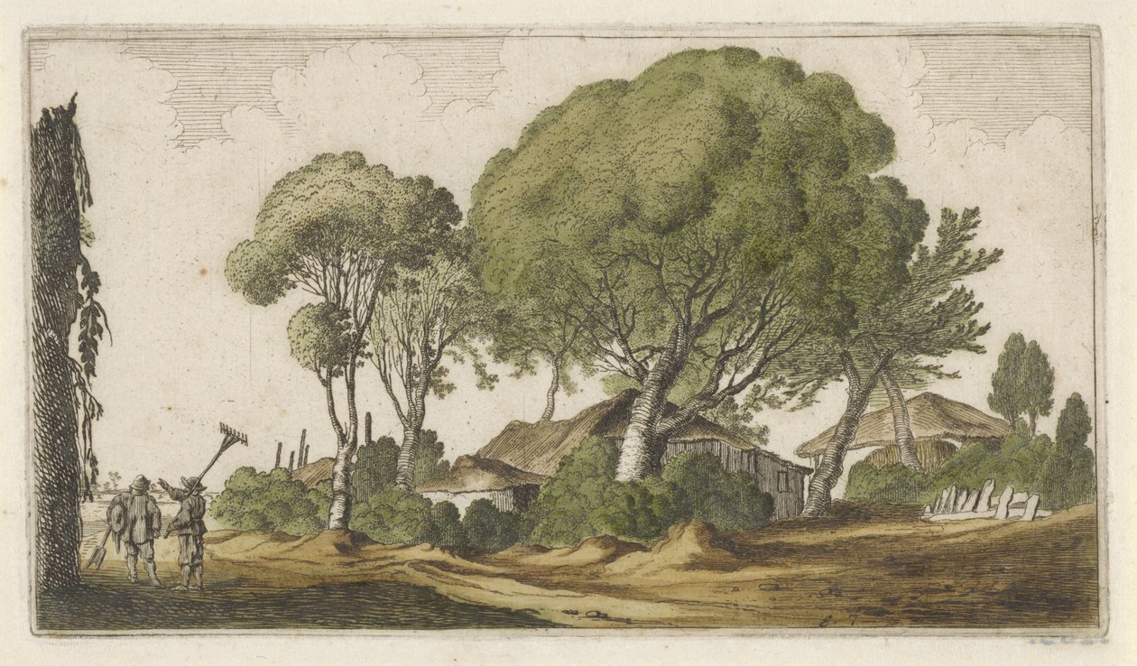 Fermes entre les arbres - Gillis van Scheyndel (I)