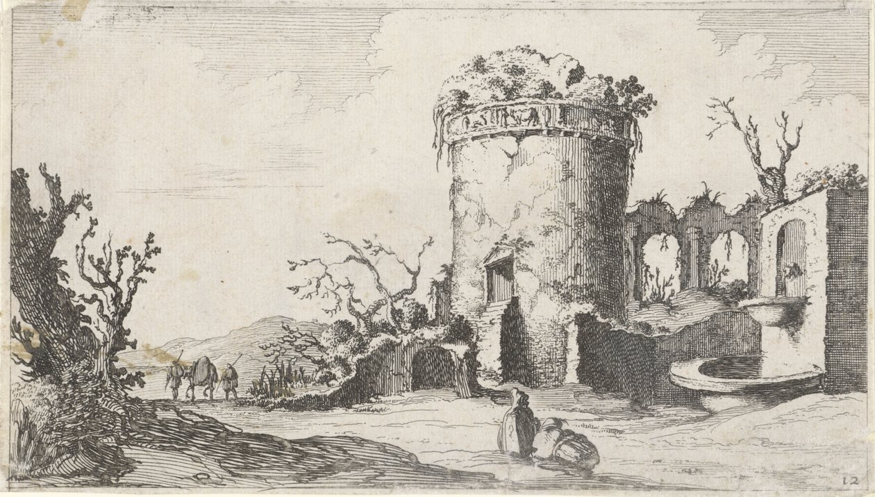 Fontaine près d