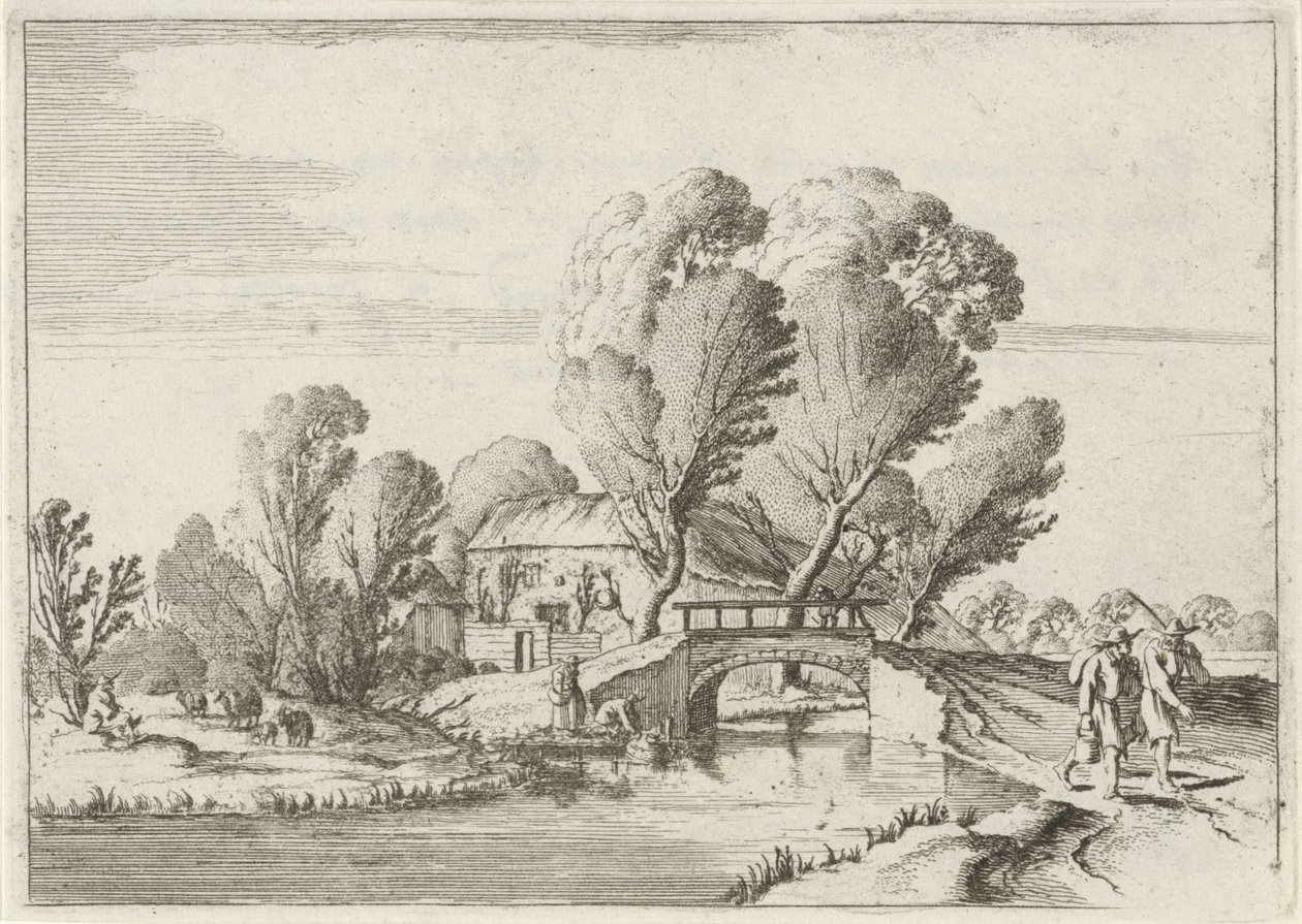 Deux promeneurs près d