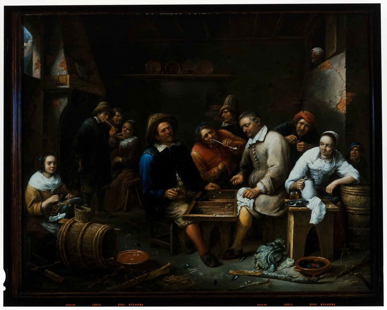 Joueurs de backgammon dans l