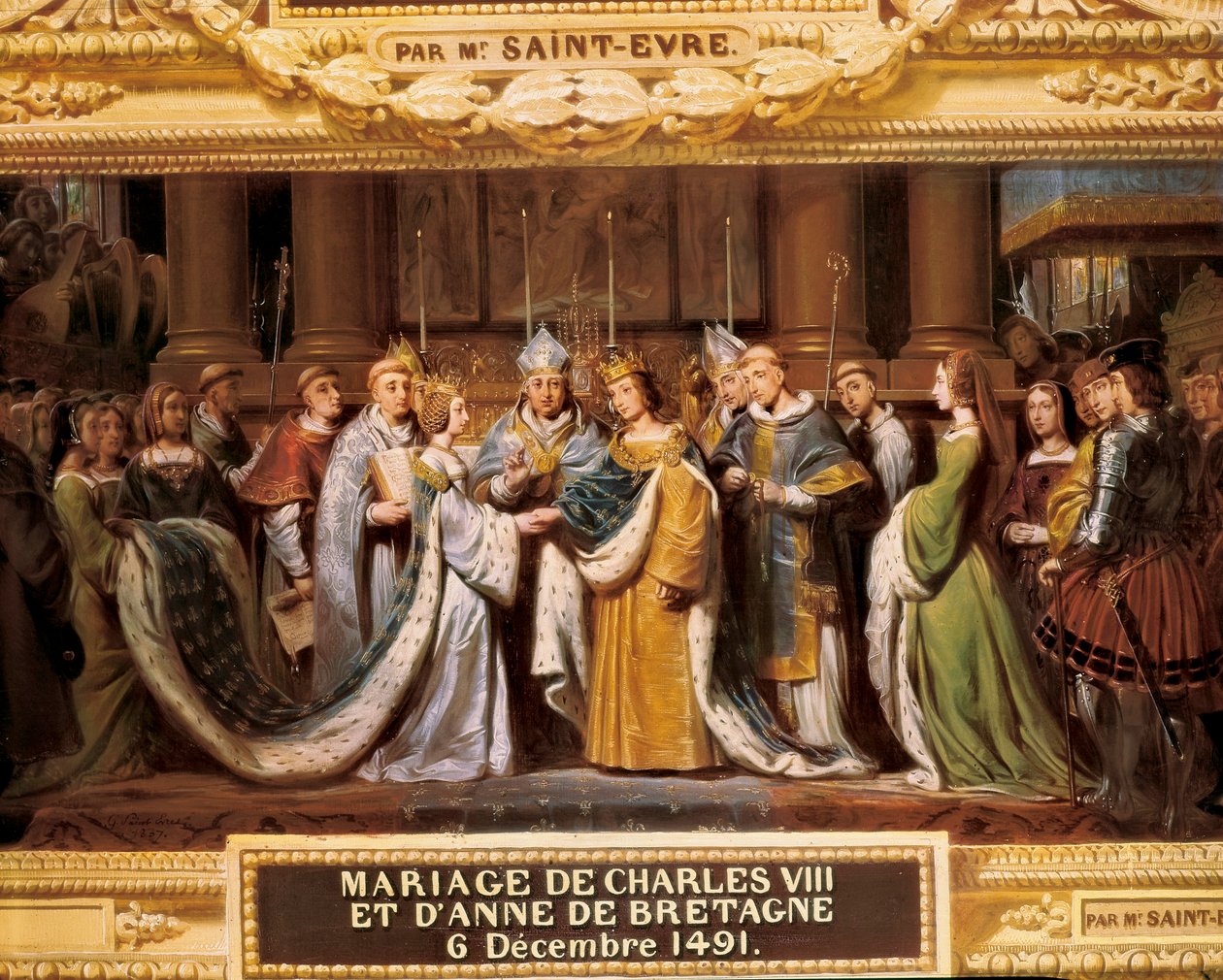 Le mariage du roi Charles VIII de France avec Anne de Bretagne le 06/12