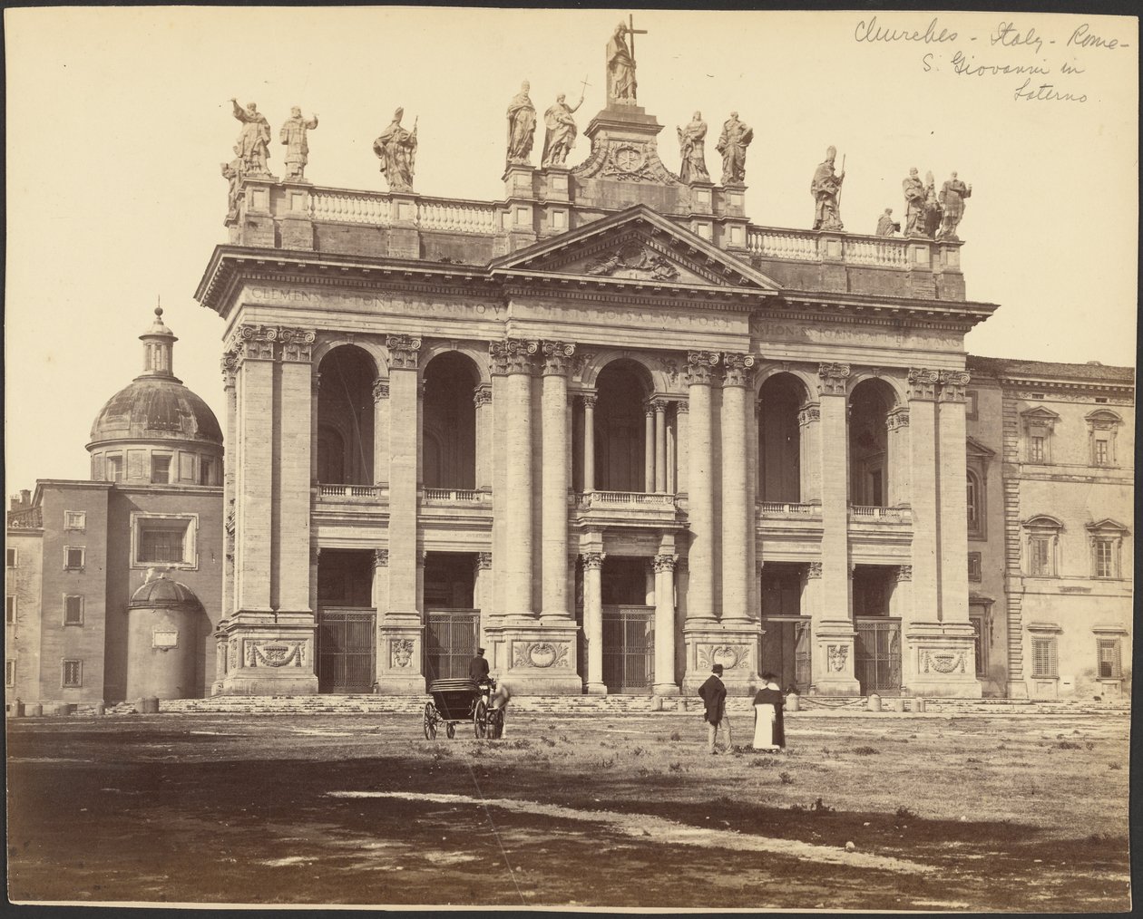 [Façade de la basilique San Giovanni in Laterano, Rome] - Gioacchino Altobelli