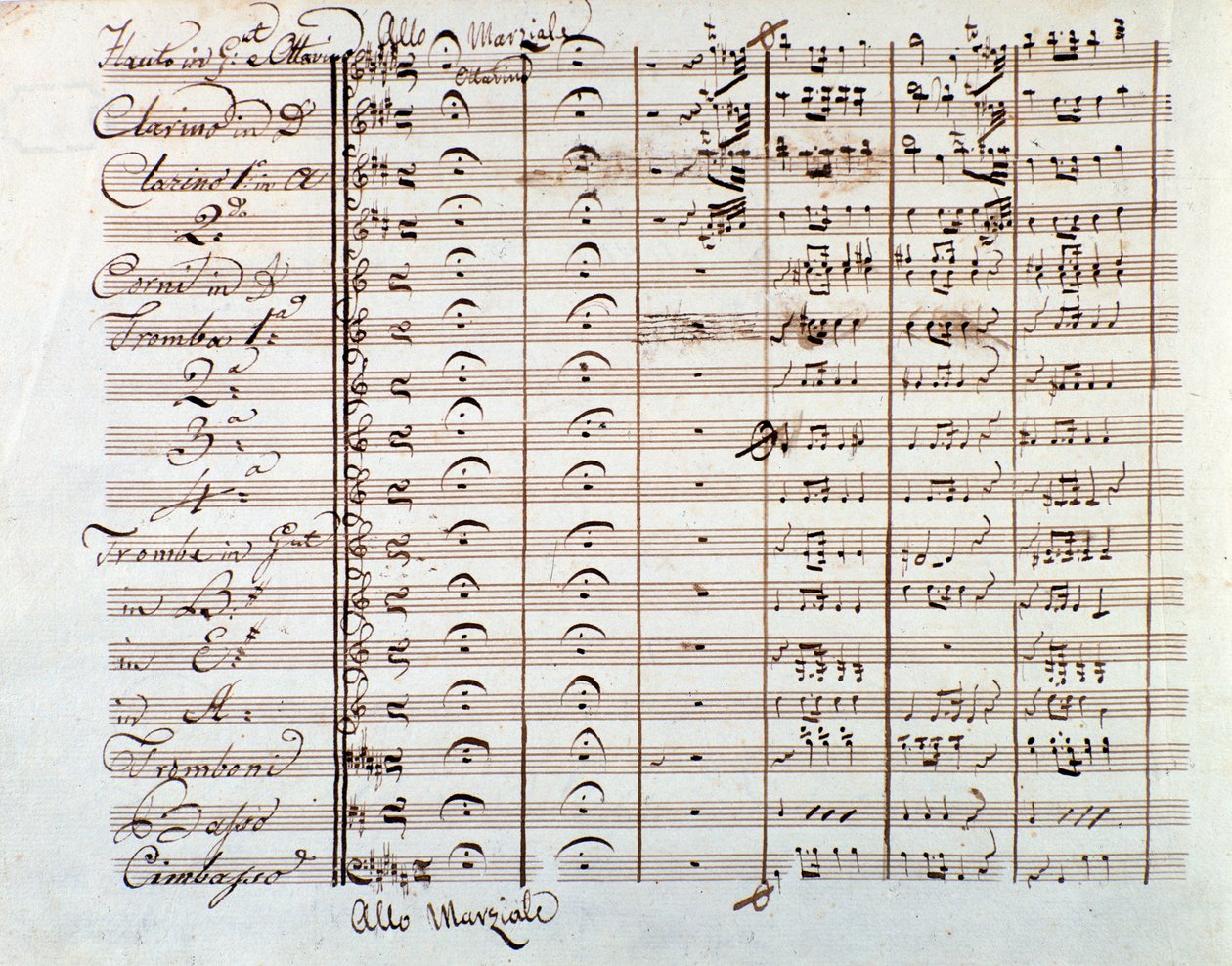 Page de partition musicale de La gazza ladra par Gioacchino Rossini - Gioachino Rossini