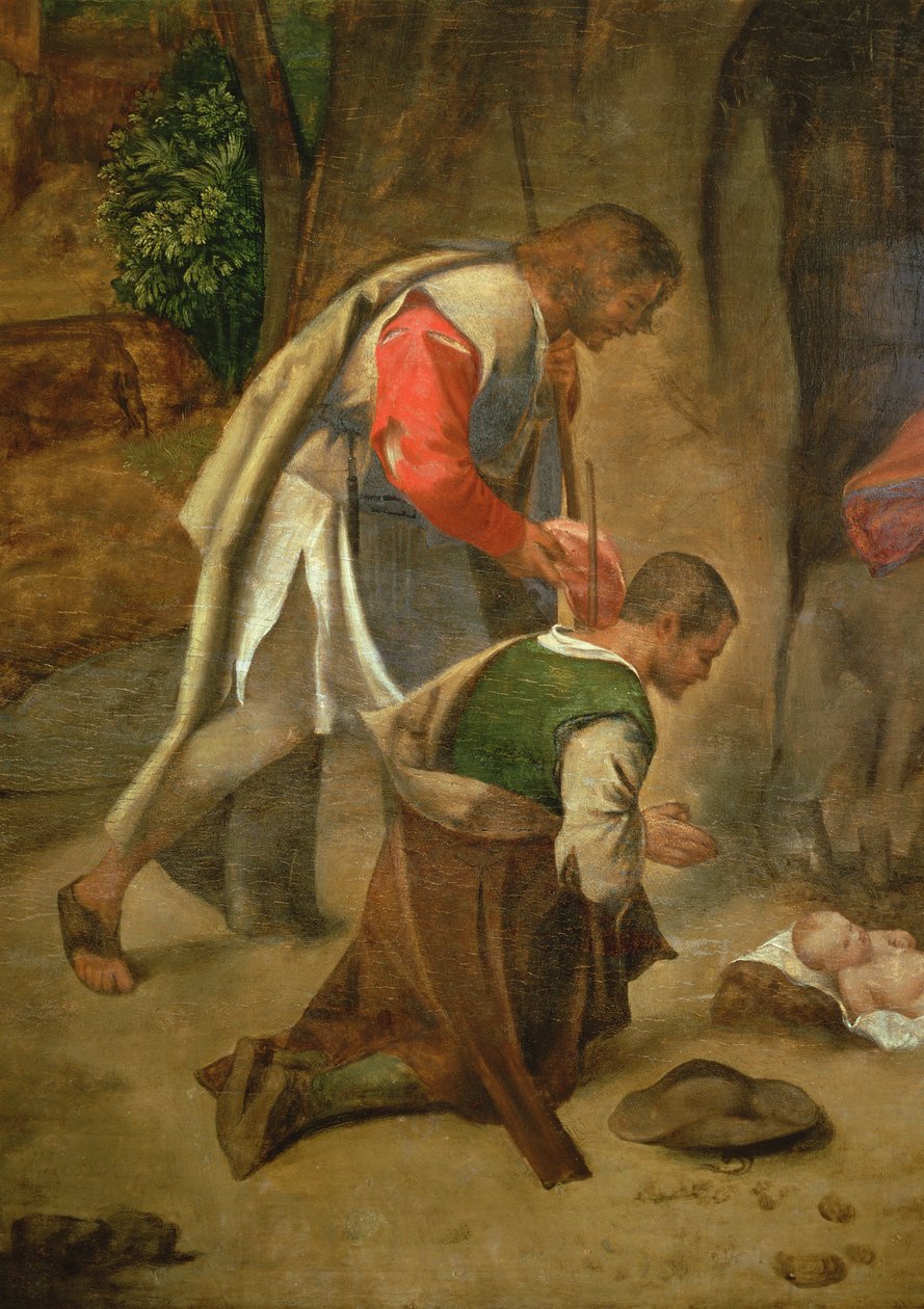 Adoration des bergers, vers 1510 (détail) - Giorgio Giorgione