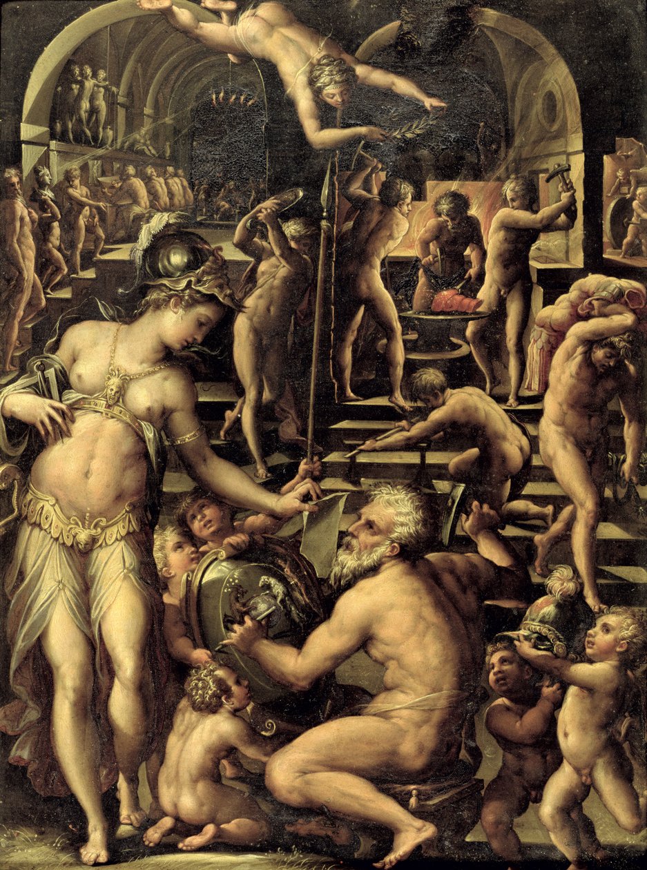 La Forge de Vulcain, 1565 - Giorgio Vasari