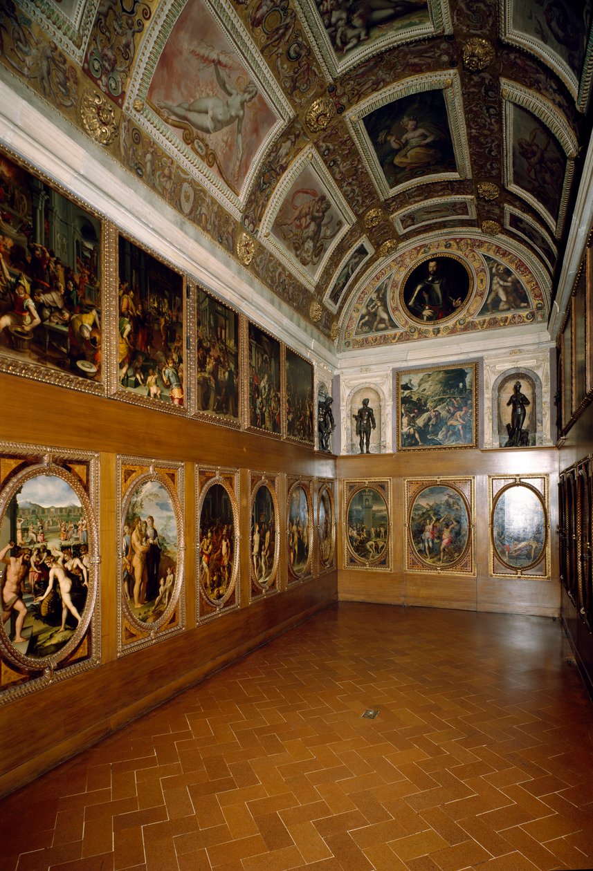 Vue du Studiolo de François Ier de Médicis - Giorgio (and workshop) Vasari