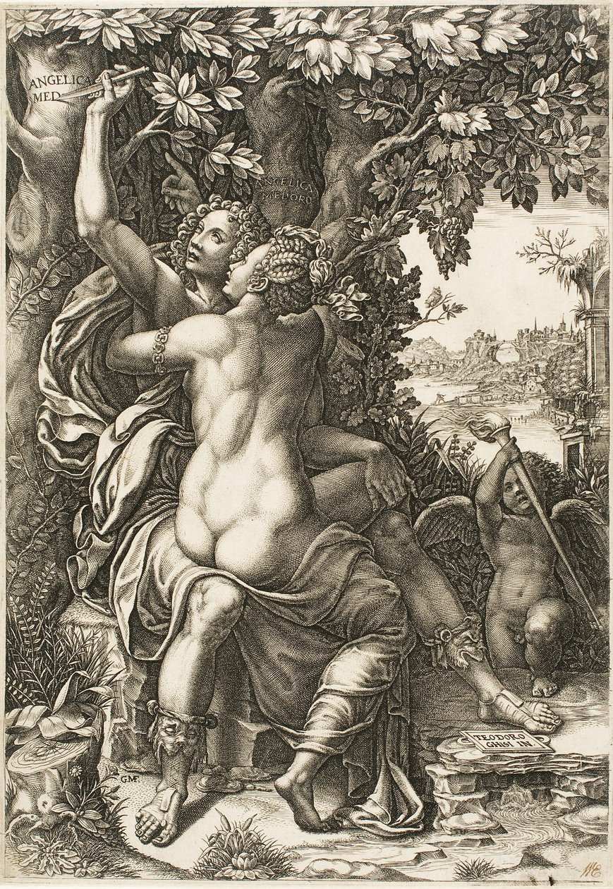 Angélique et Médor - Giorgio Ghisi