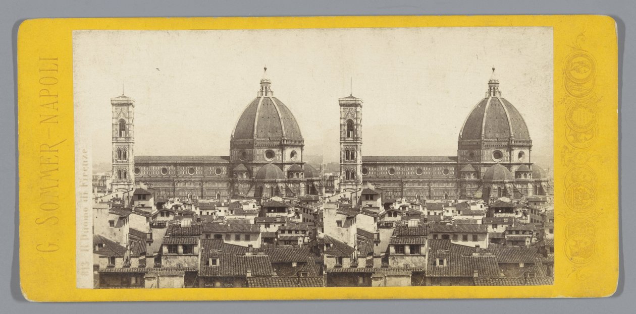 Vue du dôme de Florence - Giorgio Sommer