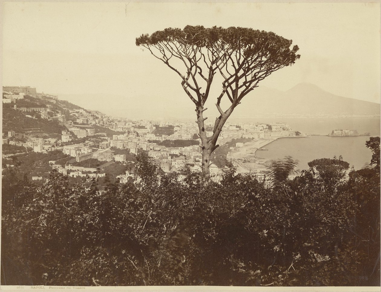 Naples, panorama depuis le Vomero - Giorgio Sommer
