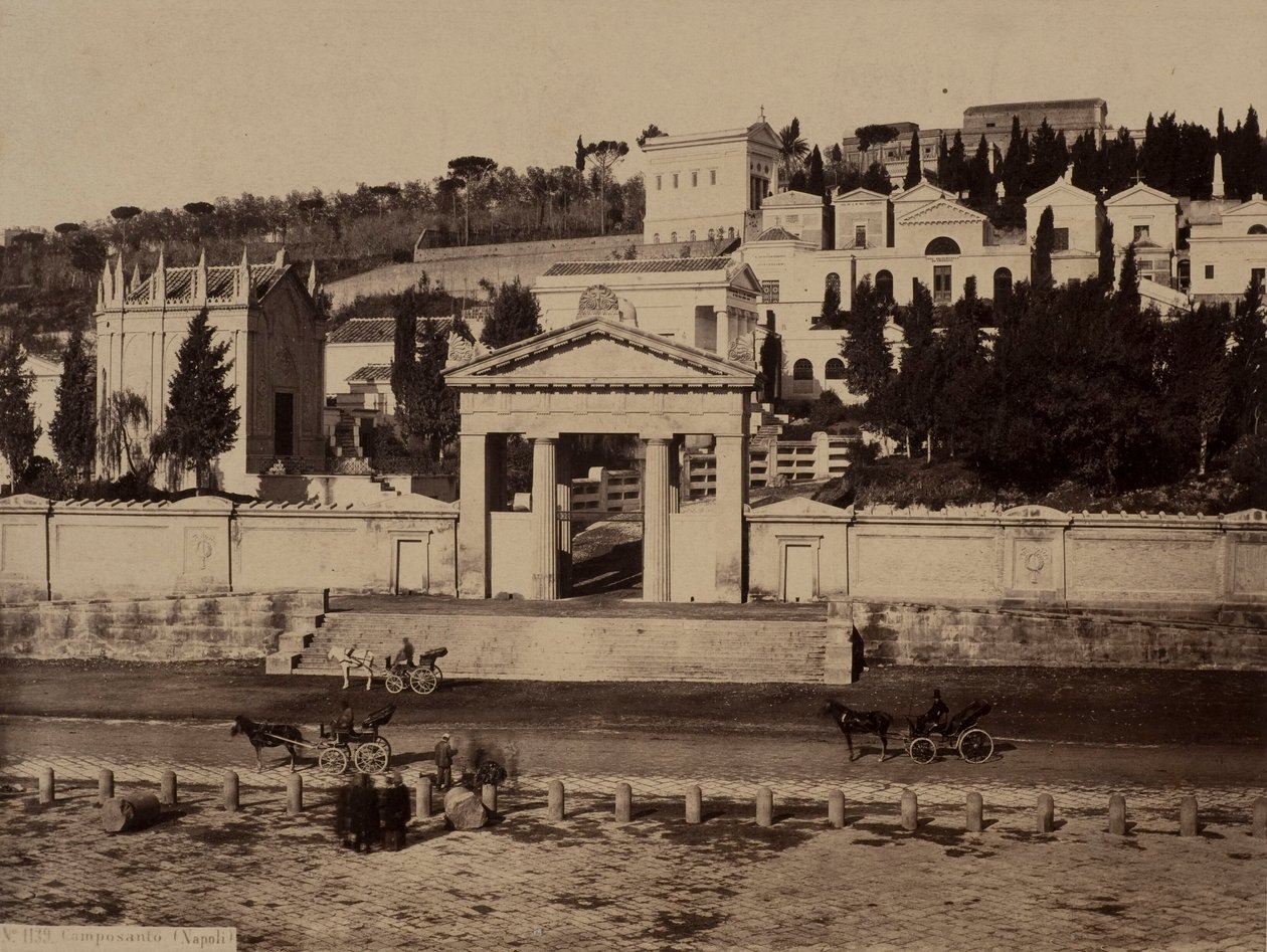 Naples. Camposanto [cimetière] - Giorgio Sommer