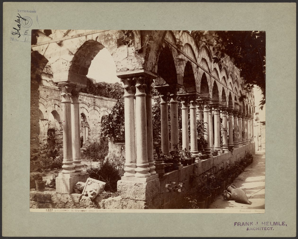 Palerme. S. Giovanni degli Eremati, cloître - Giorgio Sommer