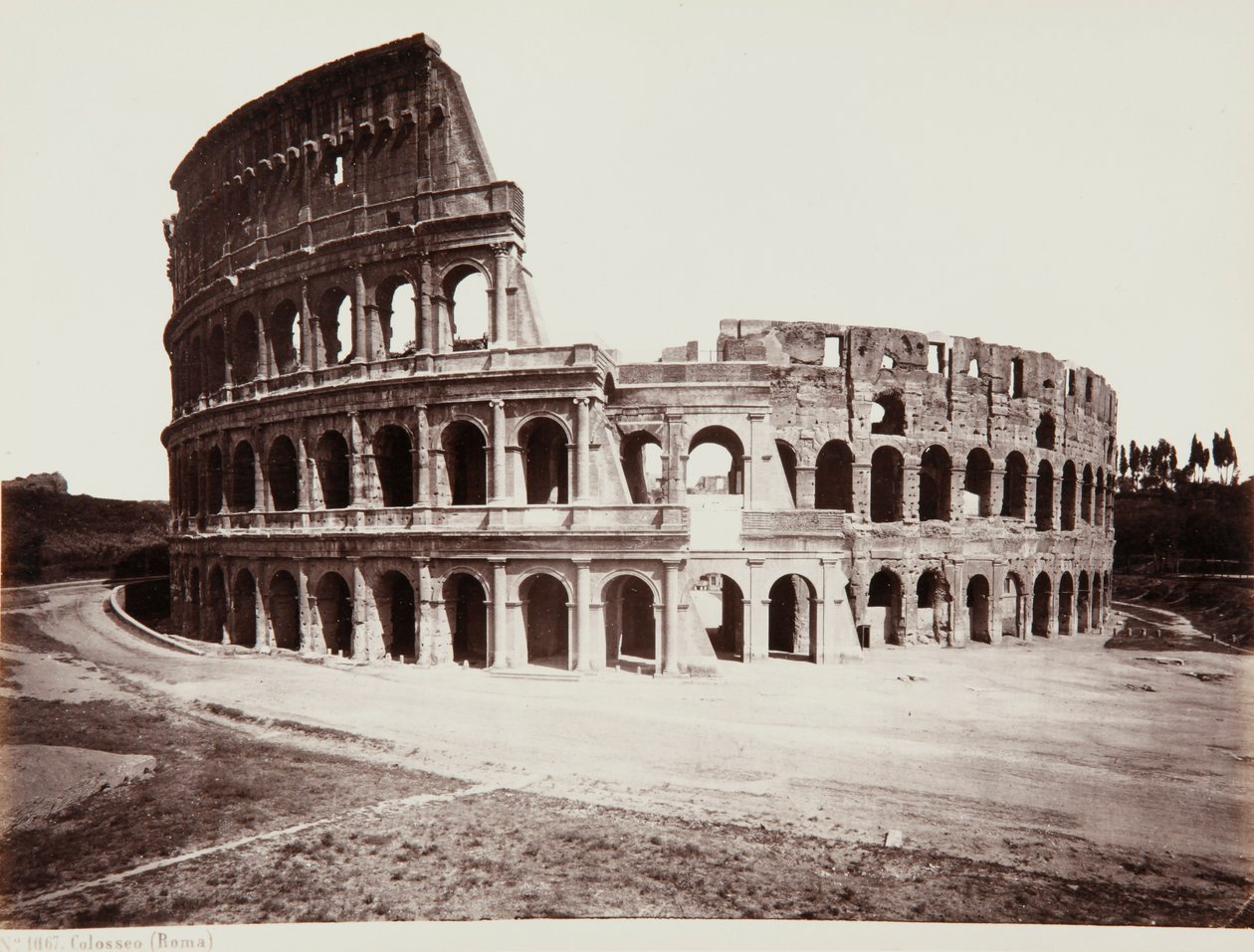 Le Colisée ou Amphithéâtre Flavien, Rome - Giorgio Sommer