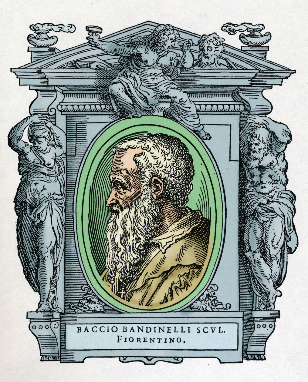 Portrait de Baccio BANDINELLI (Florence) - Giorgio Vasari