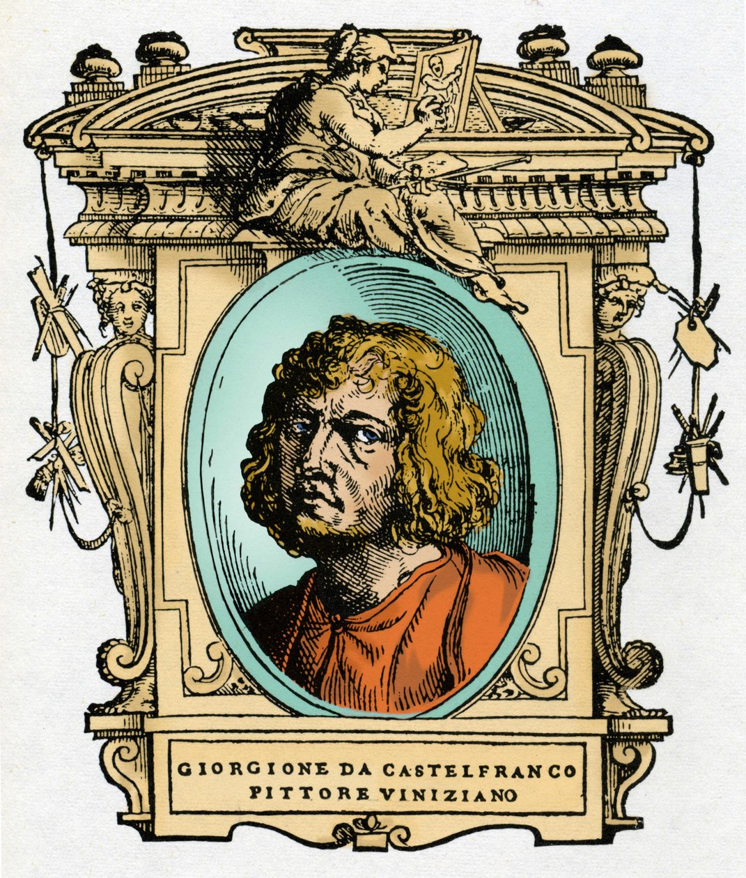 Portrait de Giorgione (Giorgio Zorzi) - Giorgio Vasari