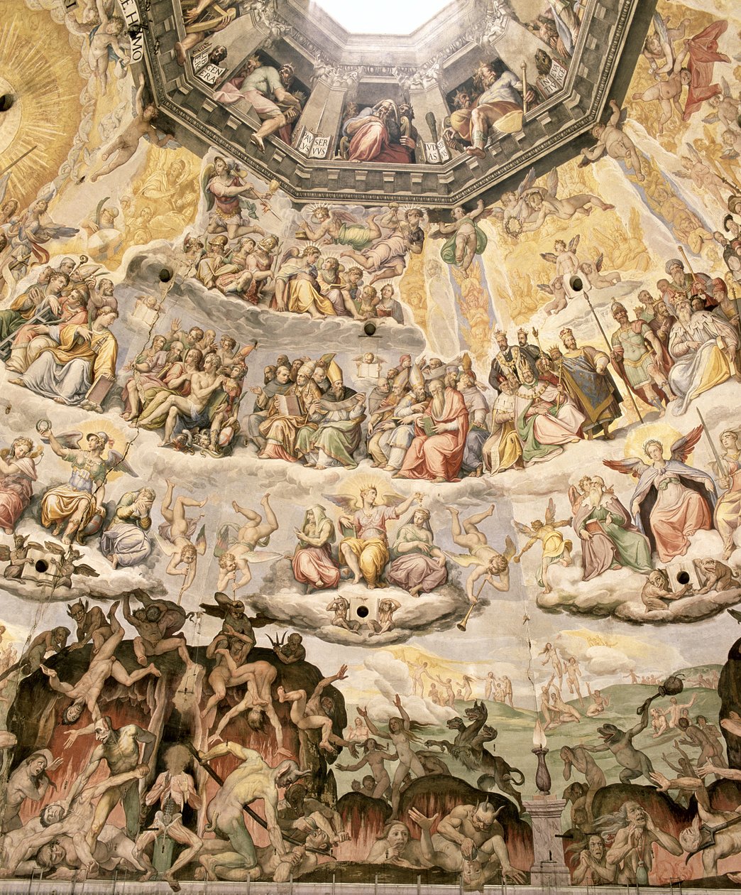 Le Jugement dernier, détail de la coupole du Duomo, 1572-79 - Giorgio Vasari