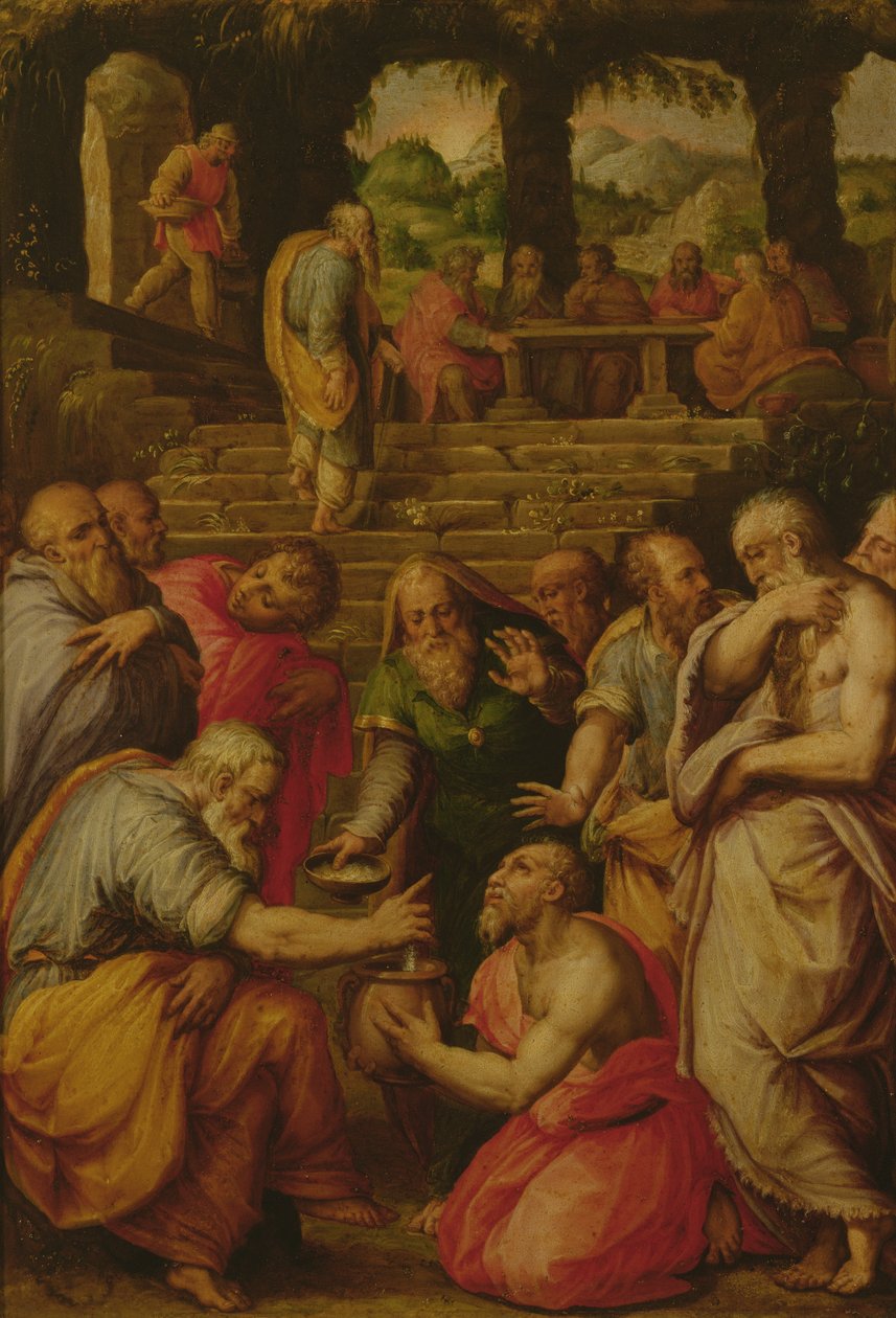 Les Miracles du Prophète Élisée - Giorgio Vasari