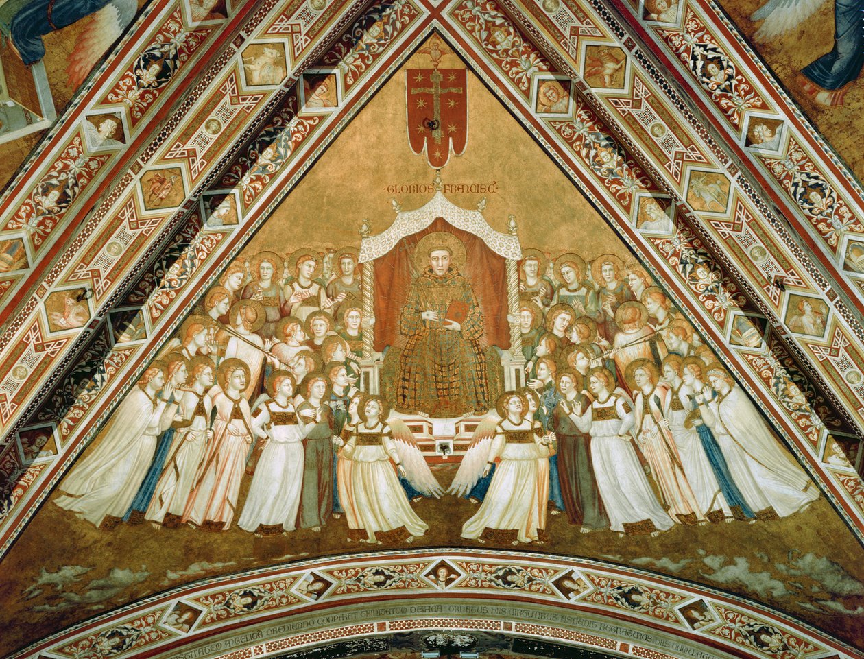 Allégorie de Saint François en gloire, vers 1330 - Giotto di Bondone