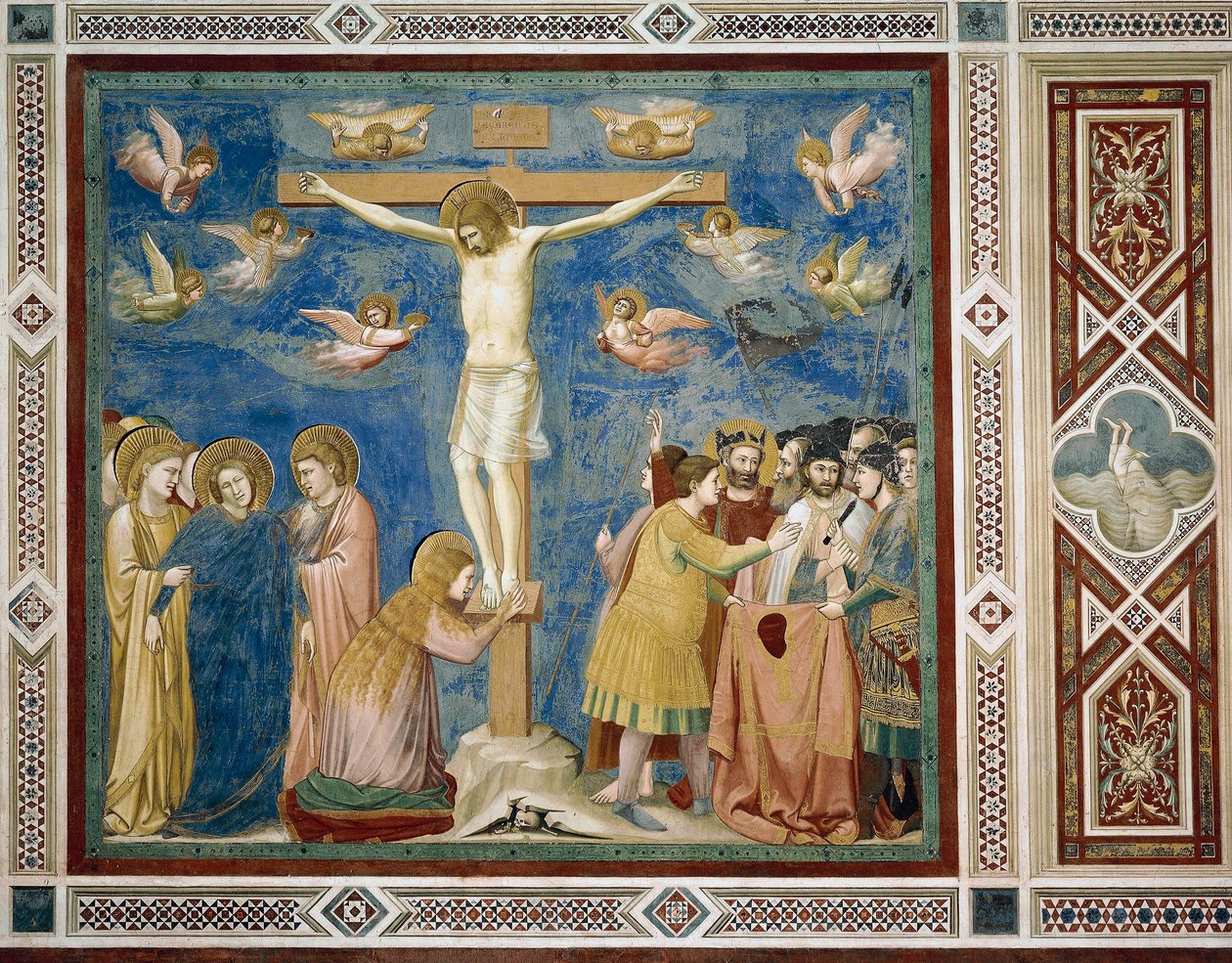 Crucifixion, Détail de la Vie et Passion du Christ, par Giotto - Giotto (c.1266 1337)