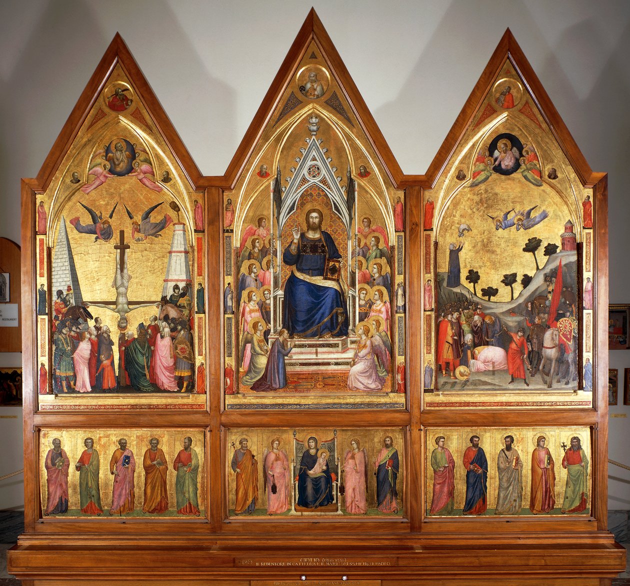 Le Triptyque Stefaneschi, face avant, vers 1320 - Giotto (c.1266 1337)