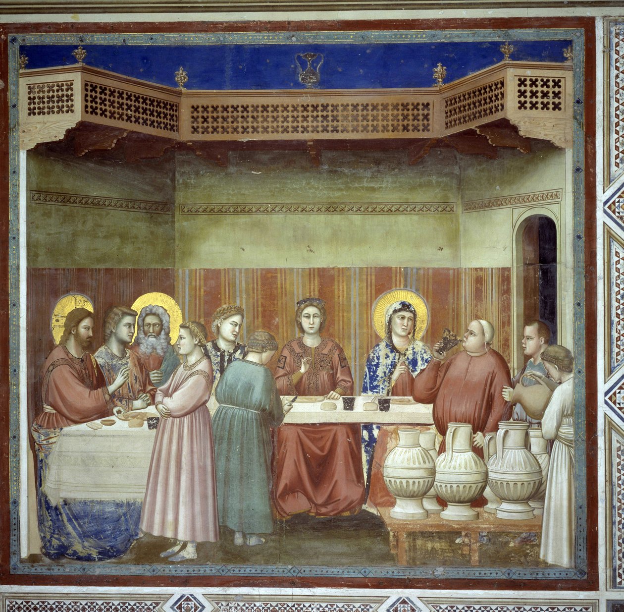 Les Noces de Cana - Giotto (c.1266 1337)