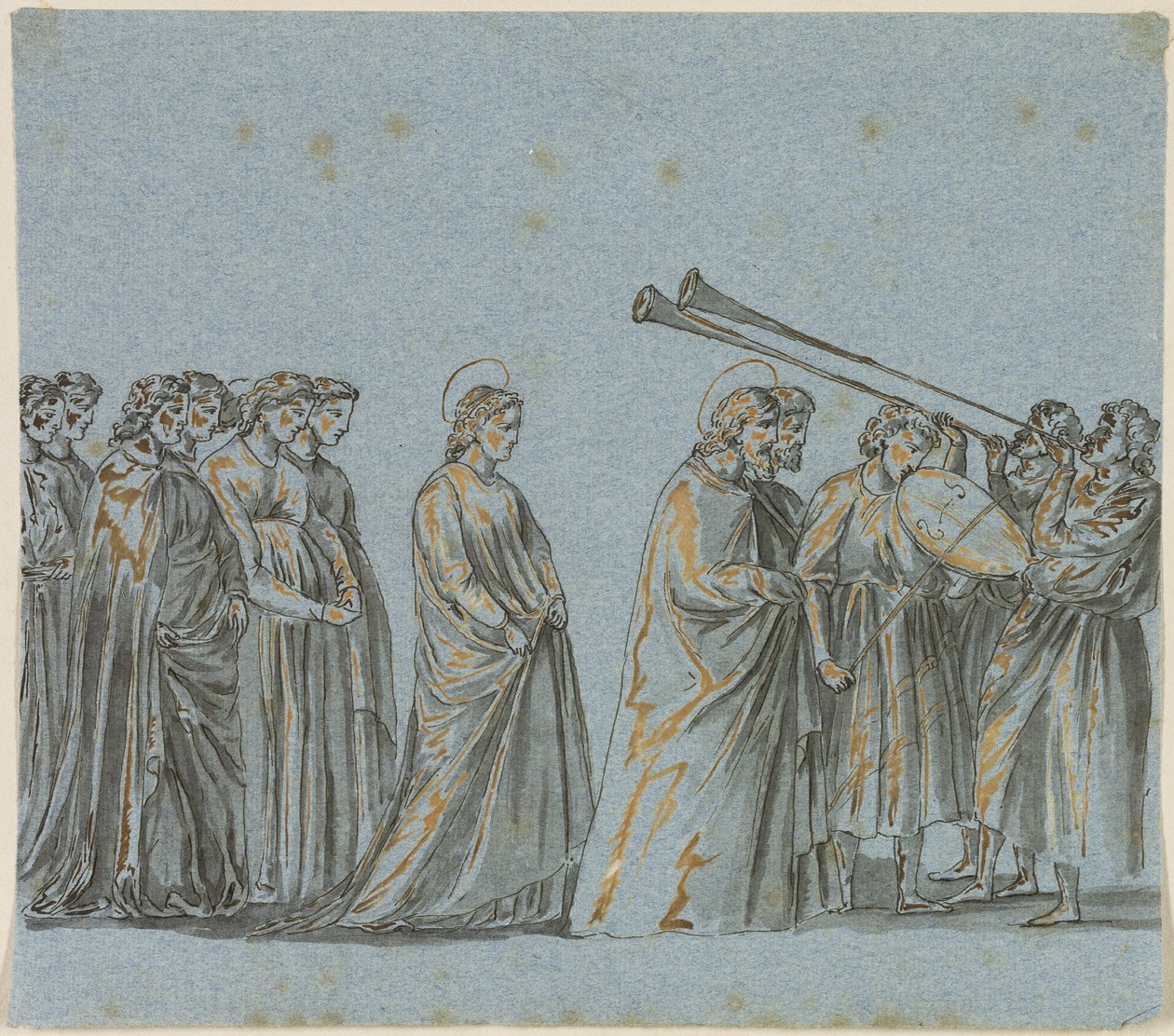 Procession Nuptiale de Marie et Joseph - Giotto di Bondone