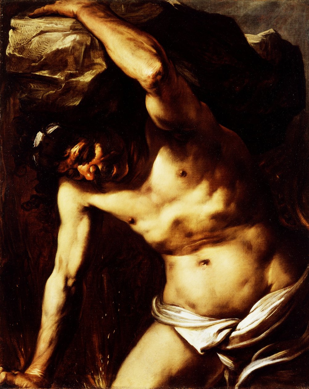 Sisyphe - Giovan Battista Langetti