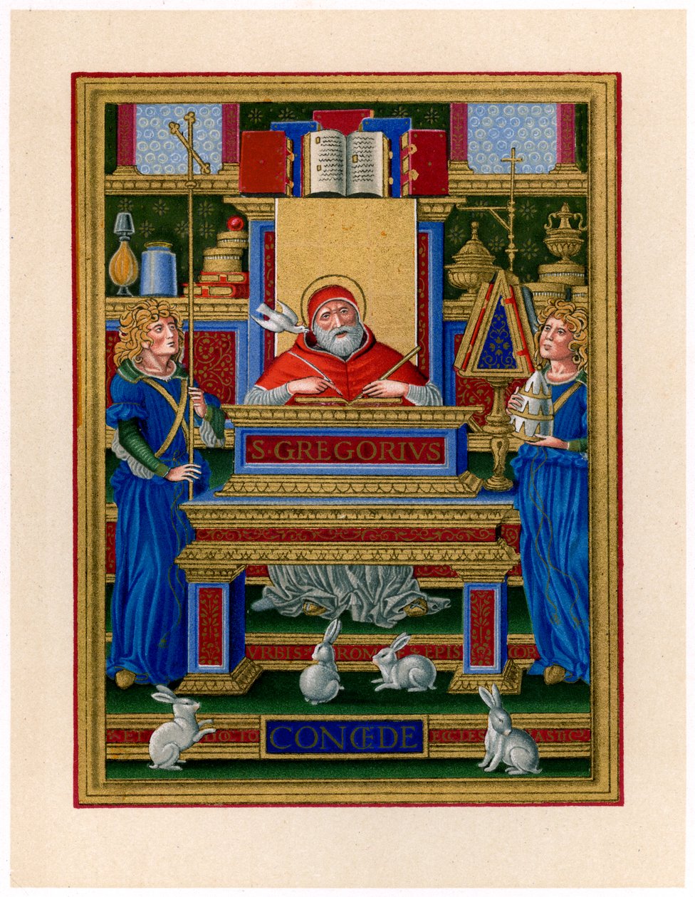 Saint Grégoire le Grand recevant l