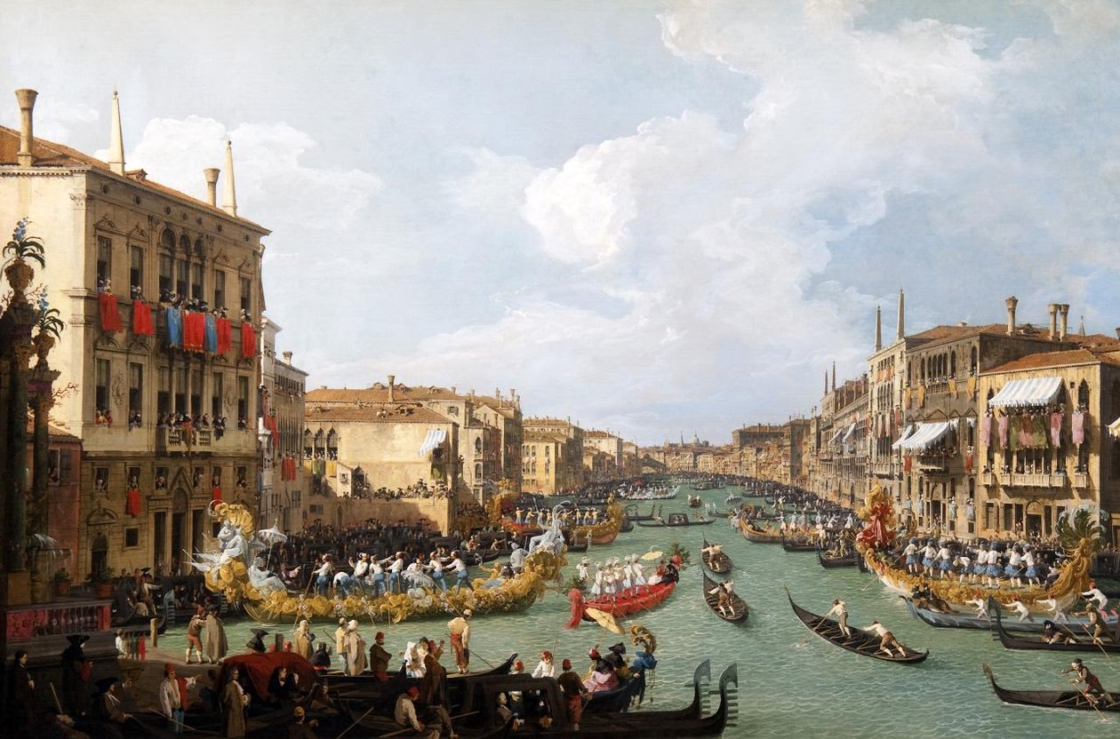 La Régate sur le Grand Canal - Giovanni Antonio Canal
