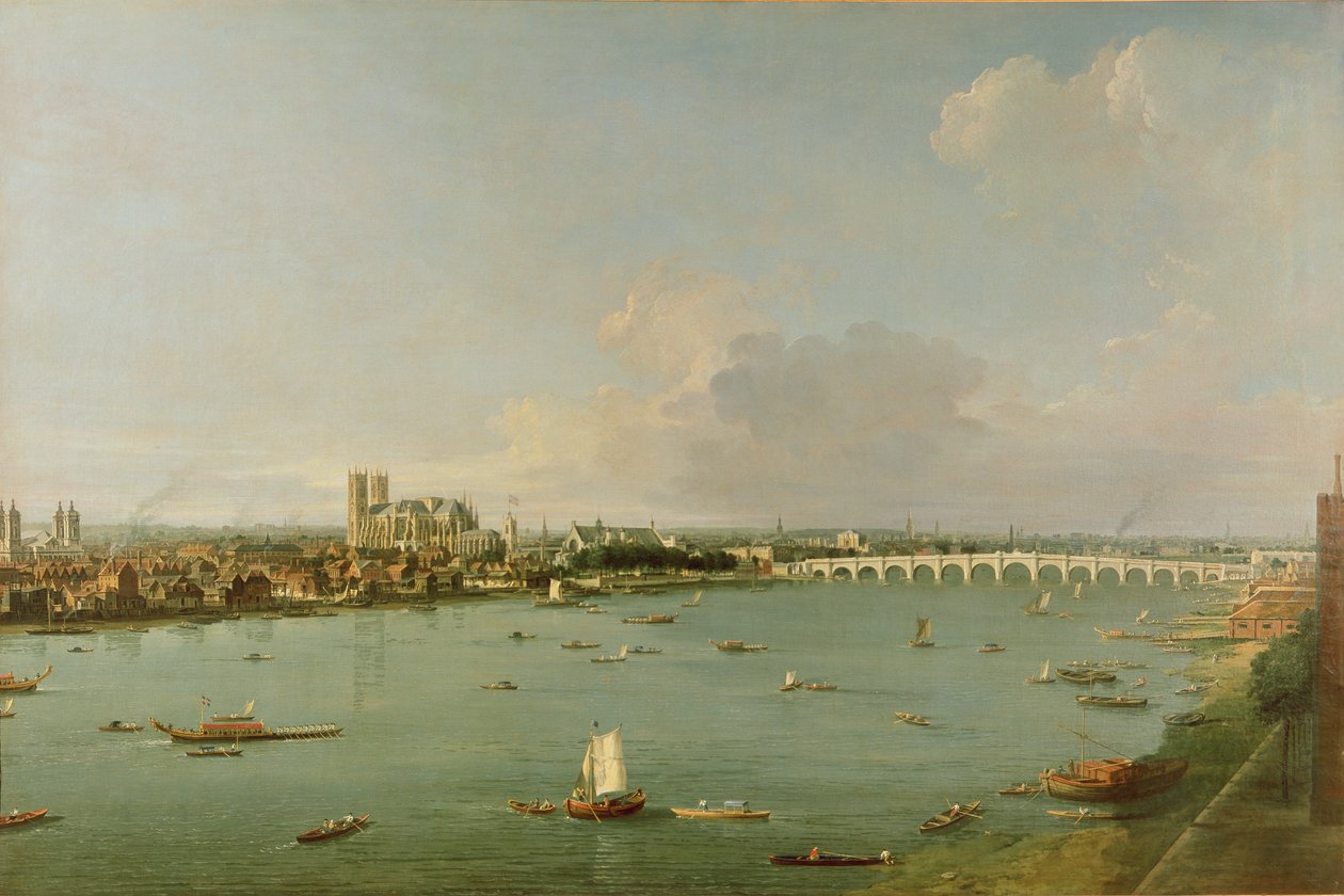Vue de la Tamise depuis le sud de la rivière - Giovanni Antonio Canal