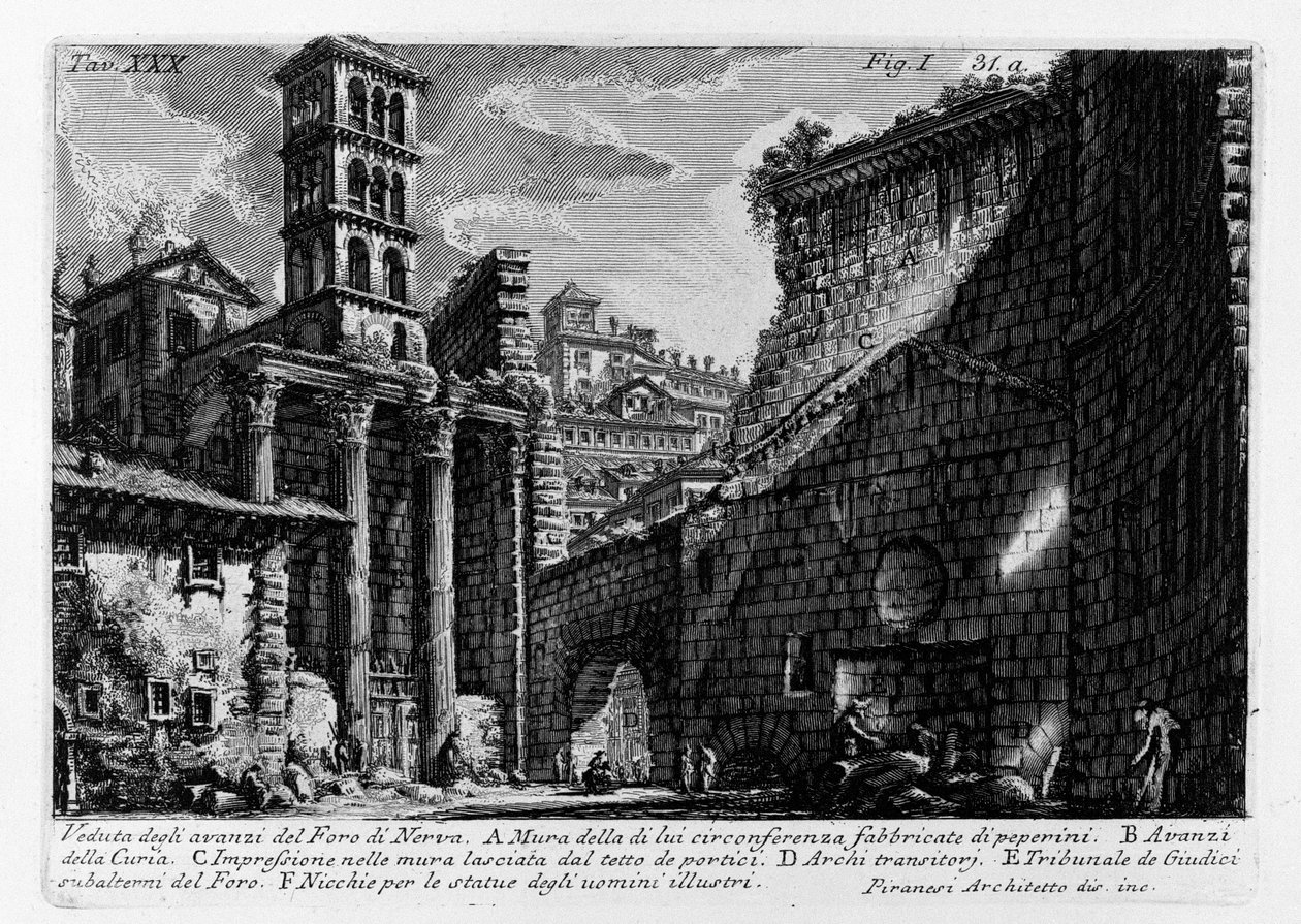 Forum de Nerva - Giovanni Battista Piranesi