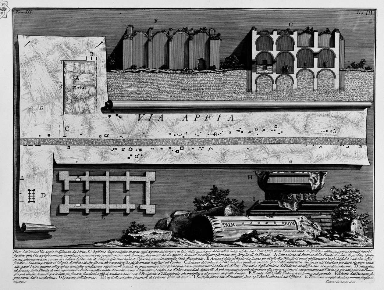 Via Appia - Giovanni Battista Piranesi