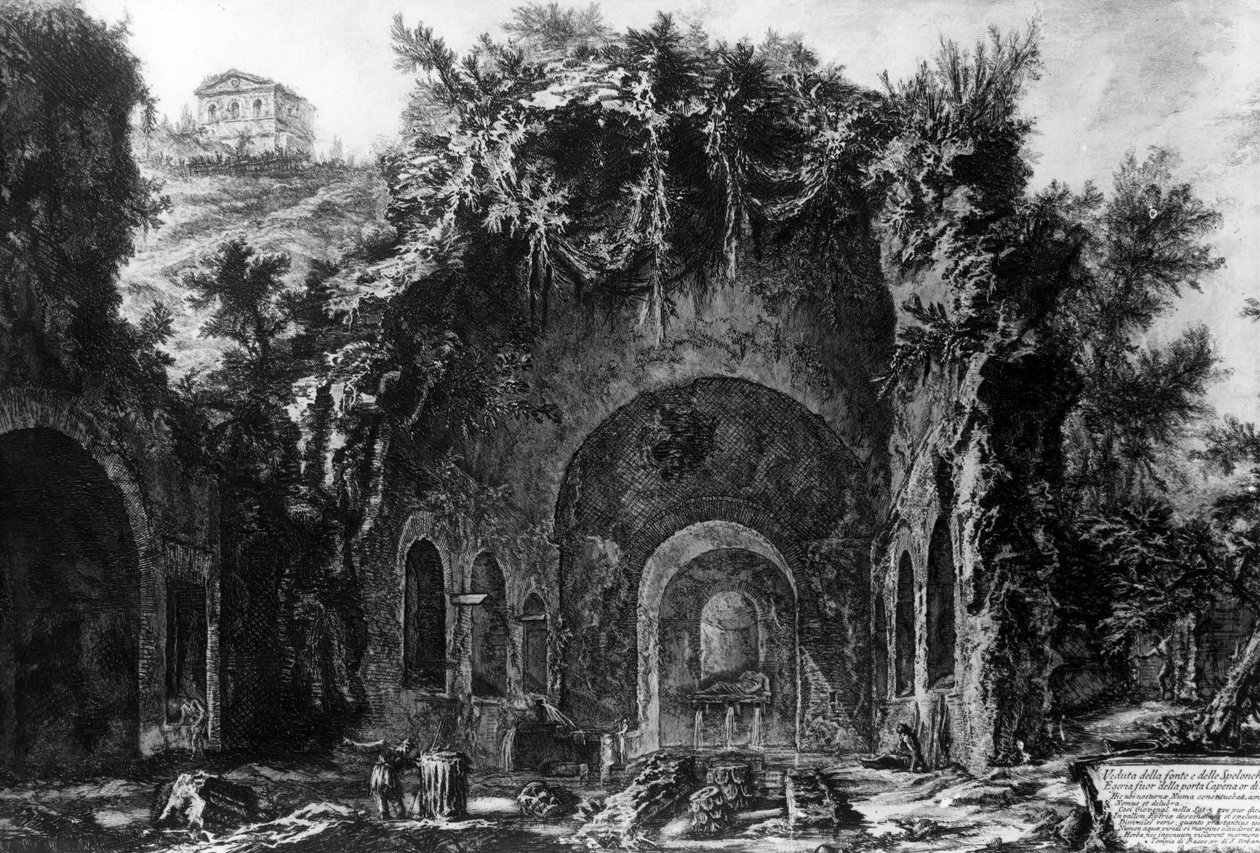 Vue de la grotte d