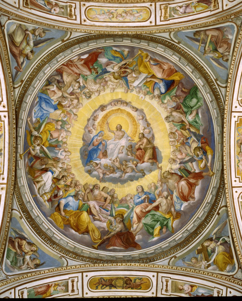 Intérieur du dôme de la chapelle Salviati, San Gregorio Magno al Celio, c.1600-03 - Giovanni Battista Ricci