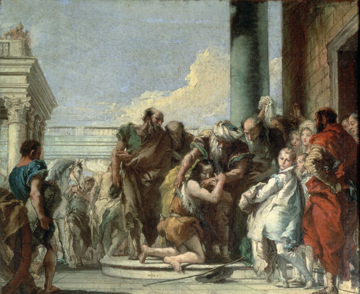 Le Retour du fils prodigue, 1780 - Giovanni Battista Tiepolo