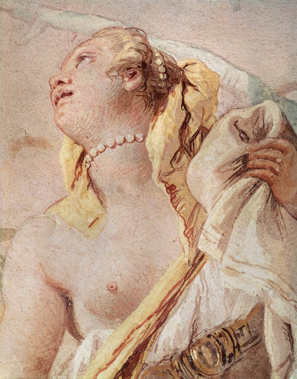 Rinaldo abandonnant Armida, détail d