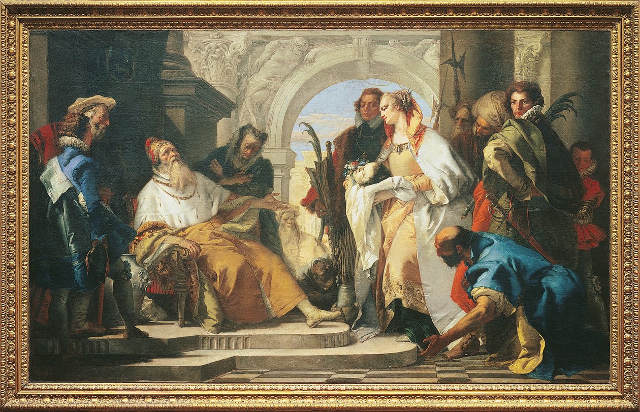 Les saints patrons de la famille Crotta - Giovanni Battista Tiepolo
